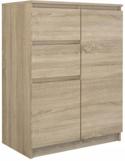VEĽKÁ SKRIŇA 2 DVERE 2 ZÁSUVKY 70CM DUB SONOMA