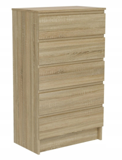 Veľká obchodná komoda 70 cm dub Sonoma