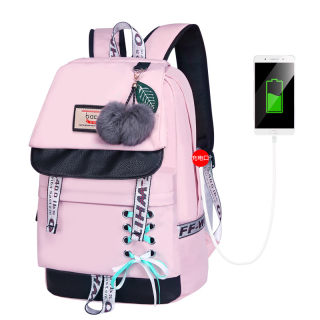 USB VEĽKÝ ŠKOLSKÝ BATOH S LANYARD