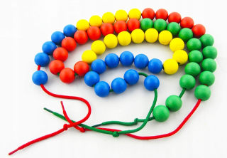 Veľký drevený abacus vek 3+