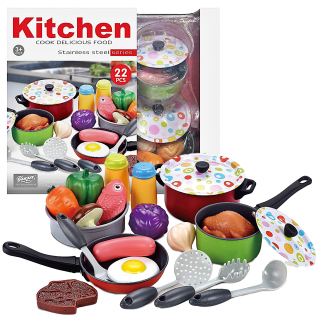 Veľké hrnce súprava XL Kitchen pre deti doplnky