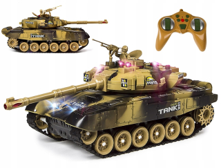 Veľká RC War Tank 9993 34 cm diaľkovo ovládaná nádrž