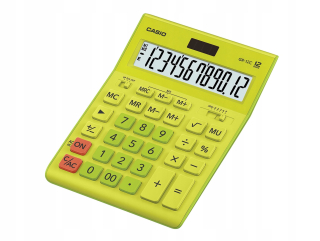 Veľká kalkulačka limetkovej kancelárie Casio GR-12C
