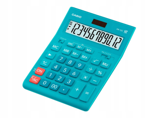 Veľká kancelárska kalkulačka Casio GR-12C modrá