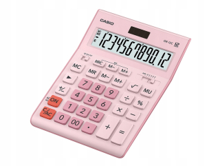 Veľká kancelárska kalkulačka Casio GR-12C Pink