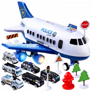 Veľké lietadlo Skladanie automobilov 520C Polícia