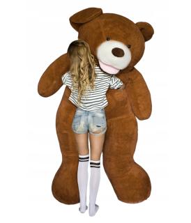 Veľký veľký medvedík Amigo 160 cm obrie hnedá
