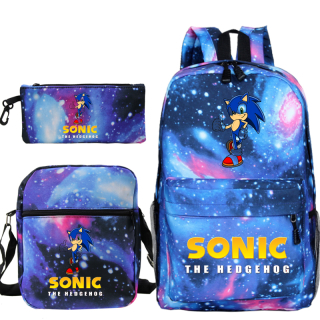 Veľká sada Sonic Set A4 Batoh Cencil Case set