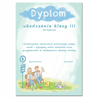 Diplom tretieho stupňa tretieho A4 (25 kusov)