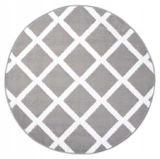 Canvas Koberce 130x130 farebné vzory kolies 89g