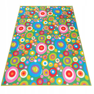 Disney Rug 200x200 Farebné kolesá pre deti