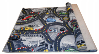 Disney Carset Rug Dear Street Cars 500x500 5x5 autá