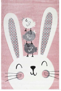 Detský koberec Avanos Pink Bunny 120x170