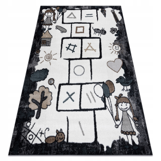 Detská kobercová zábava 180x270 cm trieda Black #O233