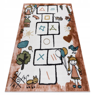 Detská kobercová zábava 180x270 cm ruže triedy #O235