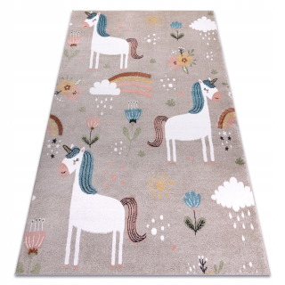 Detská kobercová zábava 180x270cm Unicorn Beige #O548
