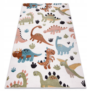 FUN CHILDREN Koberec 280x370cm DINOSAURS krém # O509