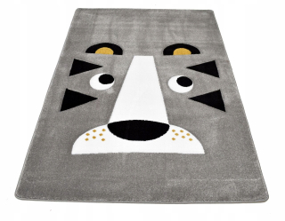 Petit Lion koberec Tiger Gray-White 3d 180x270