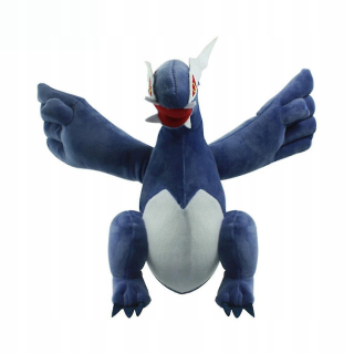 Dark Lugia Cartoon Fugure modrá mäkká bábika