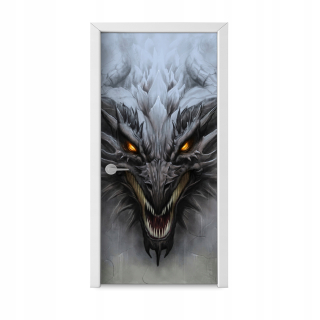Nálepka na dekoráciu dverí do úst Dragon Dragon
