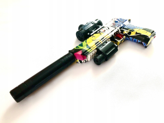 Elektrická pištoľ Desert Eagle pre gélové gule