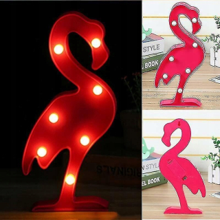 Stolný stôl stena 3D Flamingo LED nočné svetlo