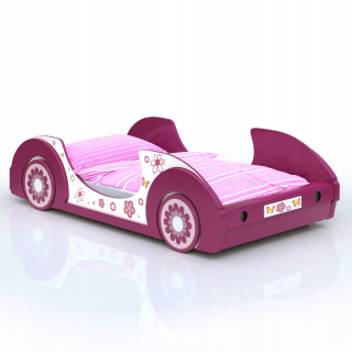Deuba Pink Detská posteľ 200x90 cm rám