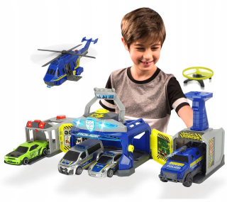 Dickie Police City Dron + 5 vozidiel
