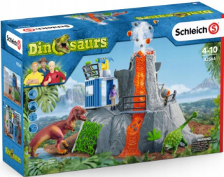 Dinosaurus. SLH42564. Veľká sopka
