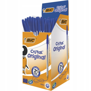 Bic Cristal Original Blue Pen 50 kusov