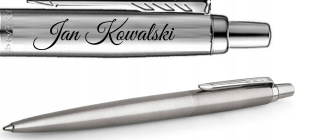Parker Jotter Stal Pen - gravírovanie + tanier