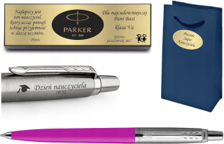 Parker Jotter Pink Pink + Grawer