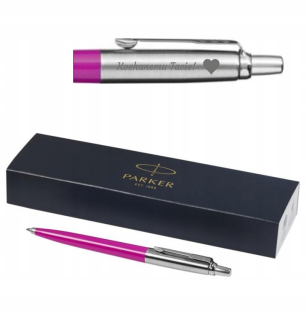 Parker Jotter Pen s gravírovaním purpurového daru