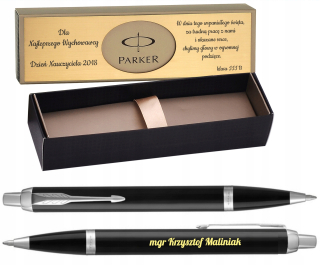 Parker im čierny ct + tablet + gravírovanie
