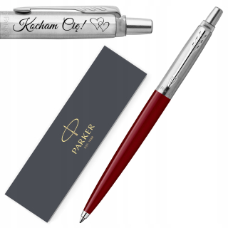 Parker Jotter 60 pera. Červená s gravírovaním