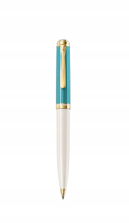 Pelican Pen. Souveran K600 Tourqoise-White