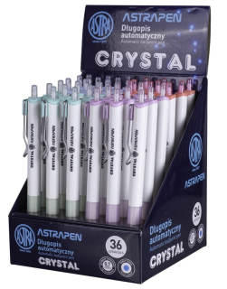 Pen Crystal Automat 36 ks/displej Astra pero