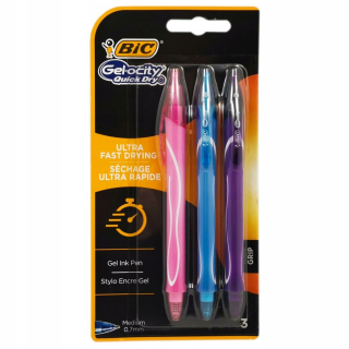 BIC GEL-OTADE Rýchle suchý 3 farby gélové pero 3 farby