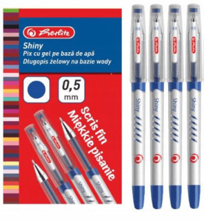 Herlitz lesklé gélové pero 12ks