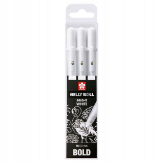Gelly Roll 10 gélové perá - Sakura - biela