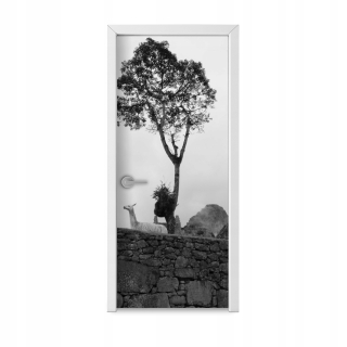 Domov pre dvere tapety 85x205 lama pyramídové vzory
