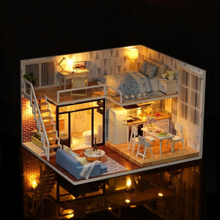 Doll House Wooden Dolls Domes pre deti
