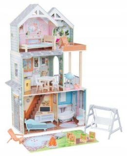 Dollhouse Wooden Hallie Kidkraft 3+