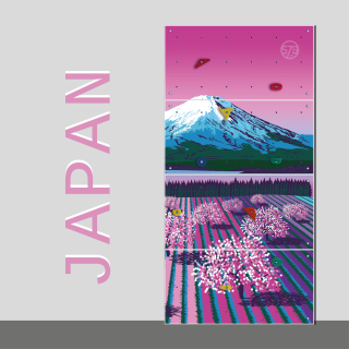 Domá lezenie stena 120x240cm Japonsko2
