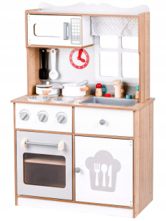 Škandinávska drevená kuchyňa + EcoToys Accessories