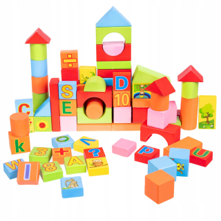 Wooden Blocks City Set 200ks + Sorter xxl