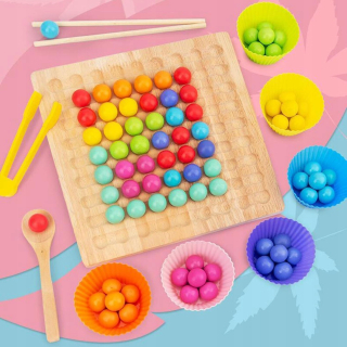 Drevené Montessori Kids Hands Brain Training Cl