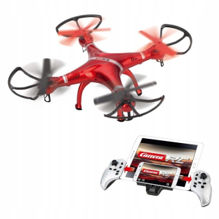 Dron quadricottero con videokaméma rádiokomandato