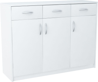 Veľká komoda do obývačky spálne 110x35x85 BIELA MAT