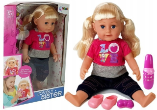 Veľká bábika napije skutočné slzy z príslušenstva